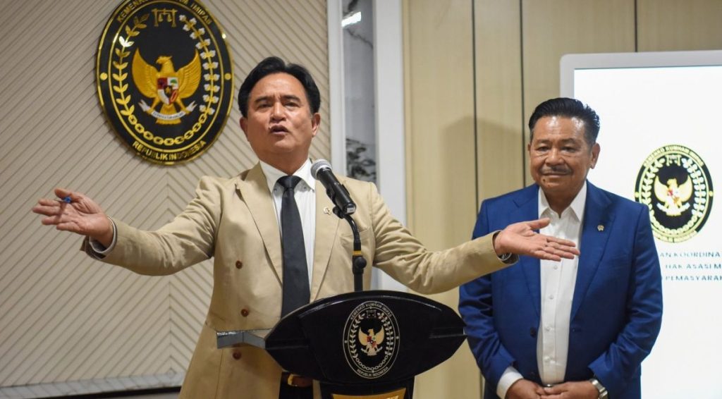 Menko Kumham, Yusril Ihza Mahendra