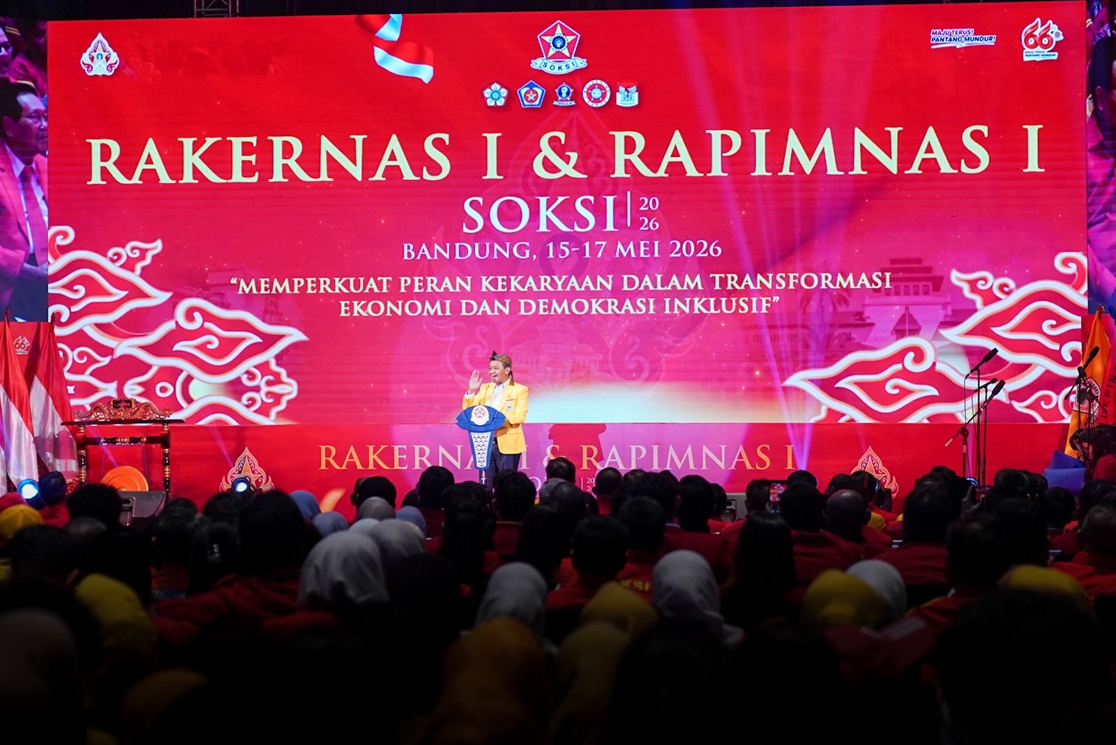 Rapimnas SOKSI Ditutup, Misbakhun Tekankan Pentingnya Kaderisasi Organisasi
