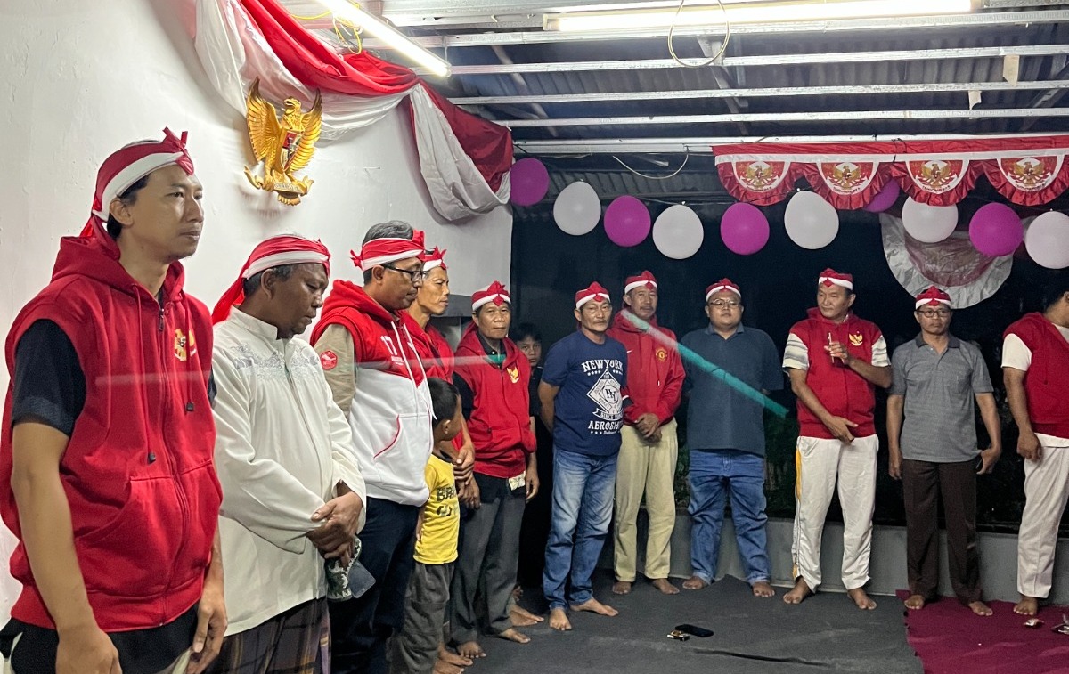 Perayaan Malam Syukuran HUT ke-81 RI RT 06 Villa Mutiara Bogor